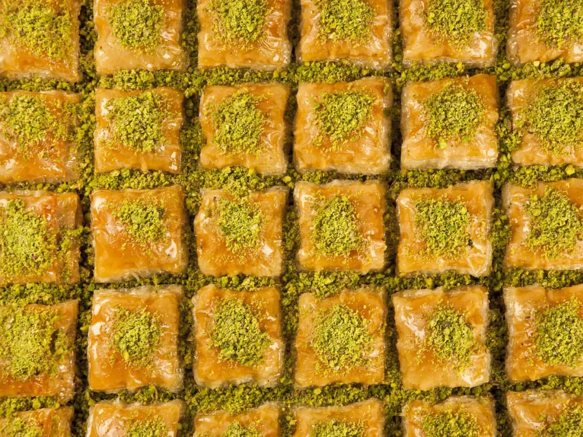 Пахлава с фисташками