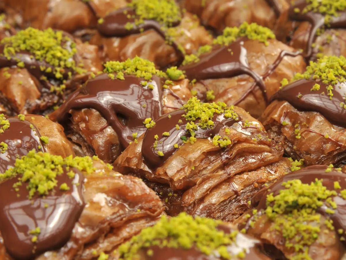 Шоколадно-медовая пахлава